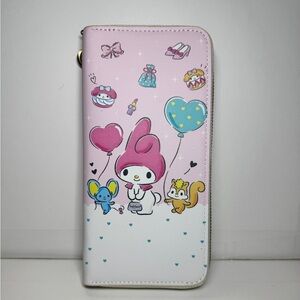 My Melody Character Wallet in Pink and White
